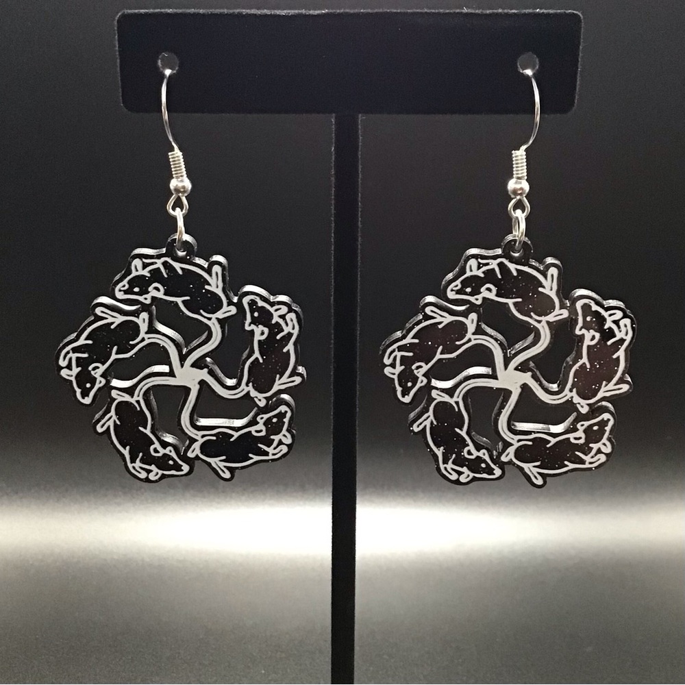 Rat King Earrings